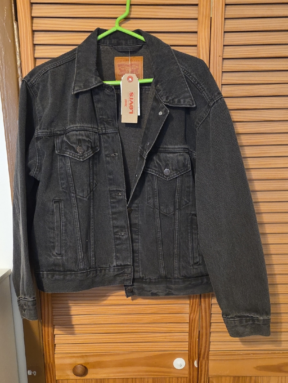 Levi's Black Washed Denim Jacket